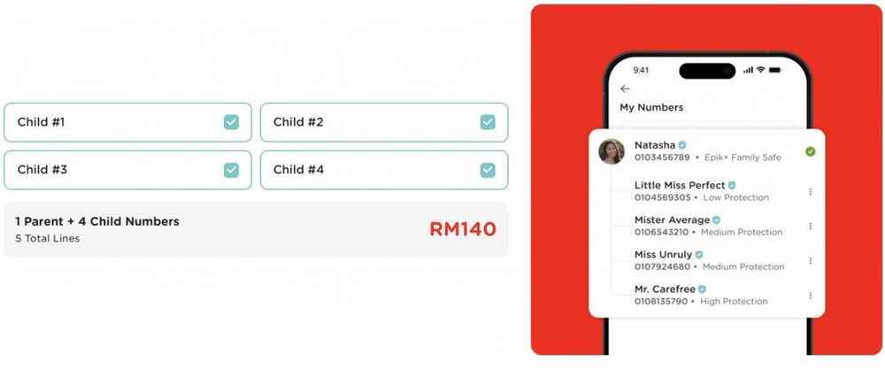 Image from: Tune Talk Epik+ Family Safe: The only prepaid plan that protects your child’s internet at the network level