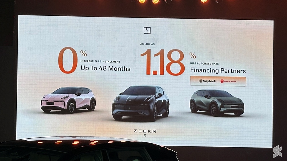Image from: 2026款Zeekr X登陆大马售价15万8800令吉起 功能与性能同步升级