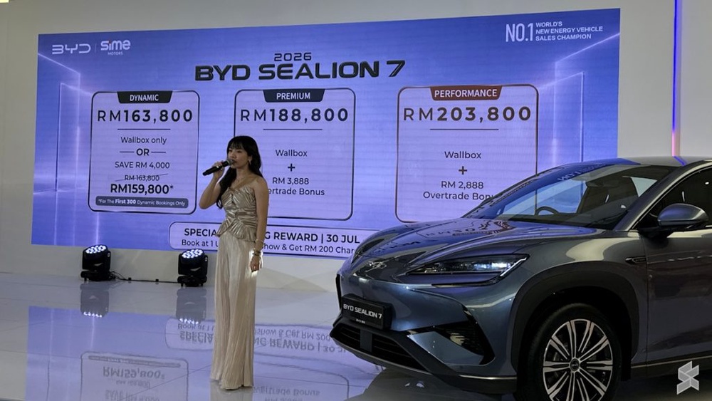 Image from: 2026 BYD Sealion 7 offers bigger battery, faster charging: Available from as low as RM160k