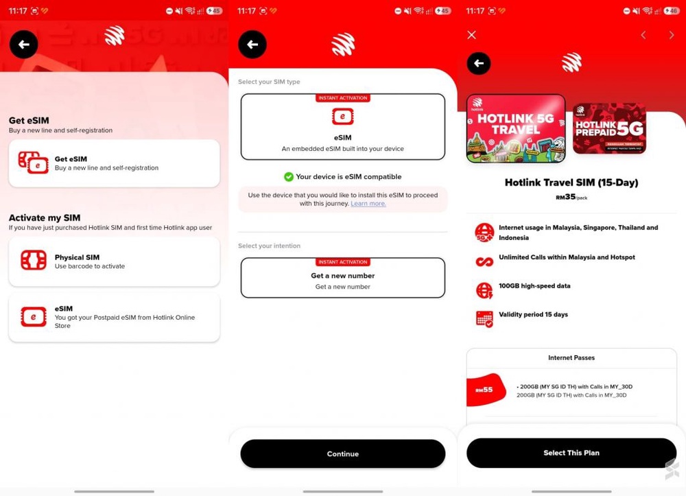 Image from: Hotlink 5G Travel SIM offers 7-day “unlimited” internet in 4 countries for RM25