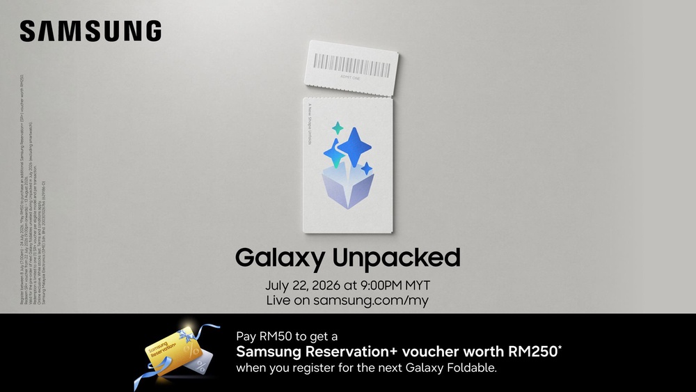 Image from: 三星预告7月22日发布Galaxy Z Fold 8：如何领取价值高达700令吉的电子优惠券看这里