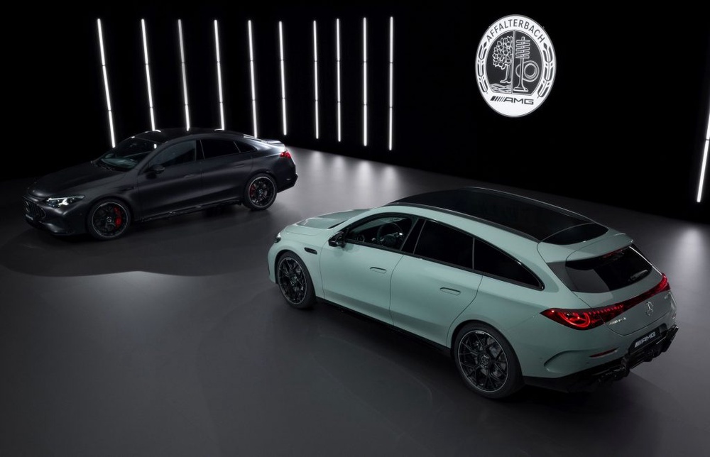 Image from: Mercedes-AMG CLA 45 goes electric with 671hp and AMG four-cylinder sound