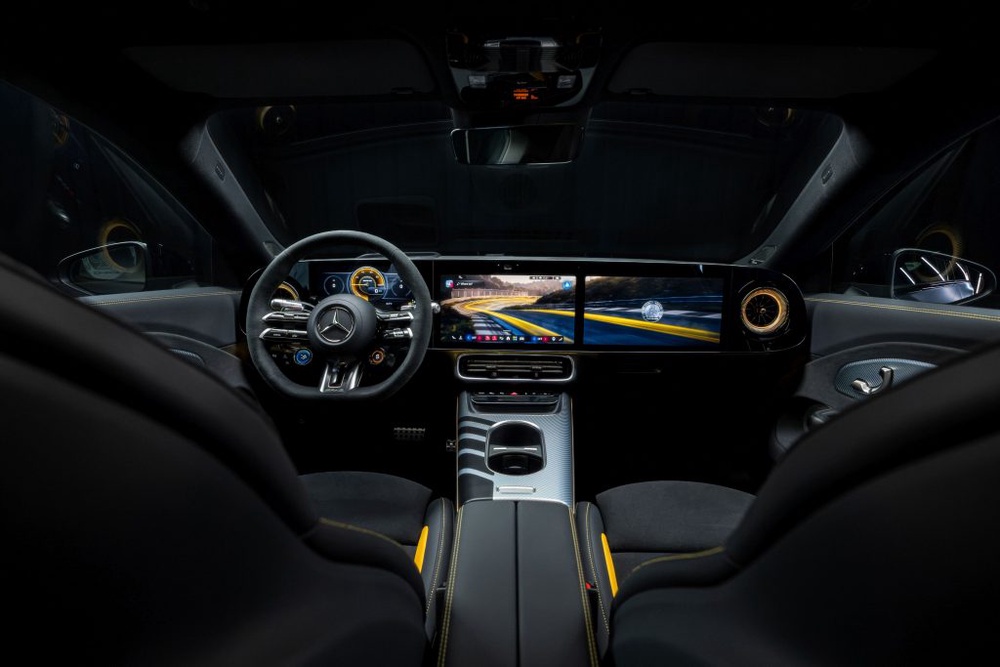 Image from: Mercedes-AMG CLA 45 goes electric with 671hp and AMG four-cylinder sound