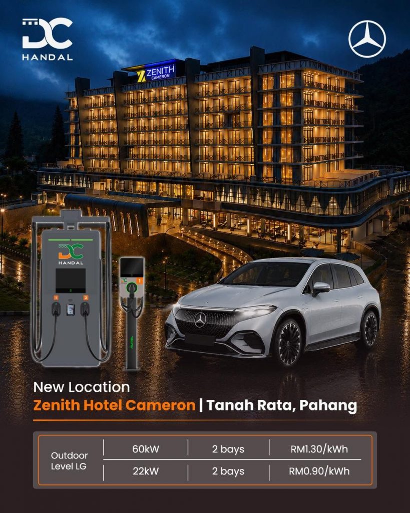 Image from: DC Handal turns on EV Chargers at Zenith Hotel Cameron