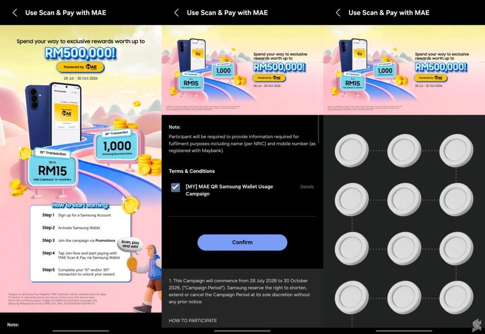 Image from: Maybank offers cashback when you link your MAE Wallet to Samsung Wallet. Here’s how to redeem