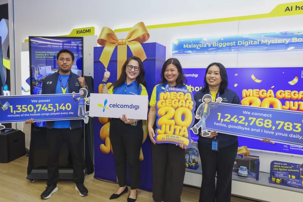 Image from: CelcomDigi is giving away RM20 million in prizes, including a Proton e.MAS 7 and smart home makeovers