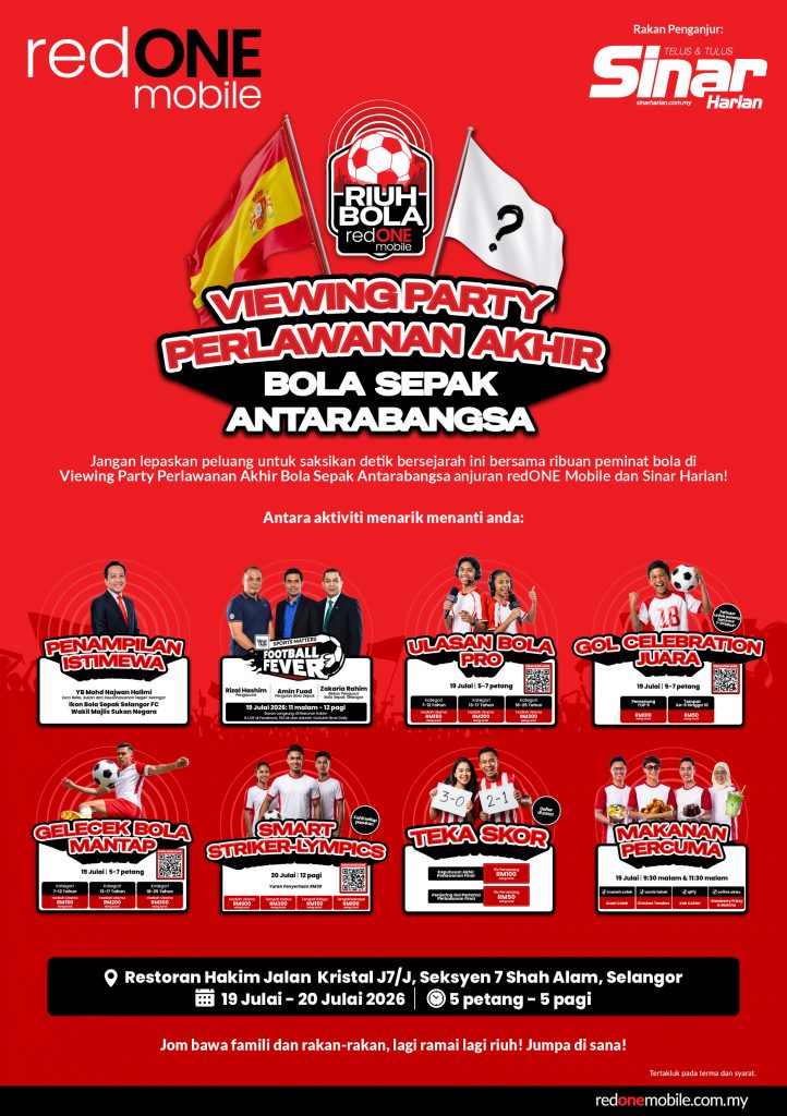 Image from: redONE and Sinar Harian to Host FIFA World Cup Final Live Screening in Shah Alam