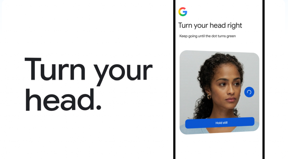 Image from: Google lets you sign in to your Account with your face: Here’s how it works