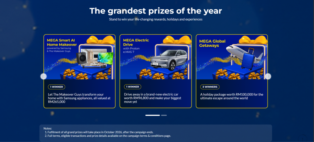Image from: CelcomDigi is giving away RM20 million in prizes, including a Proton e.MAS 7 and smart home makeovers