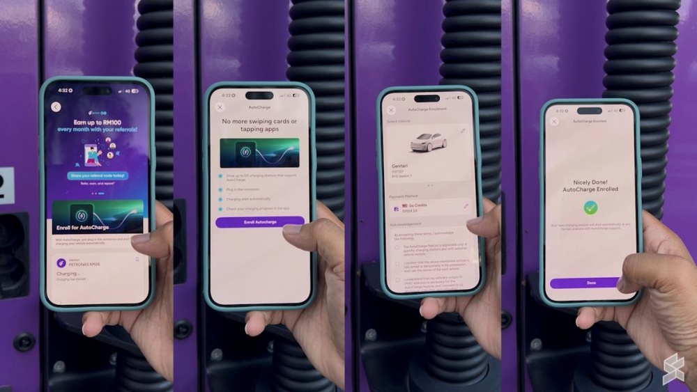 Image from: Gentari enables AutoCharge for all users: Just plug in to start charging