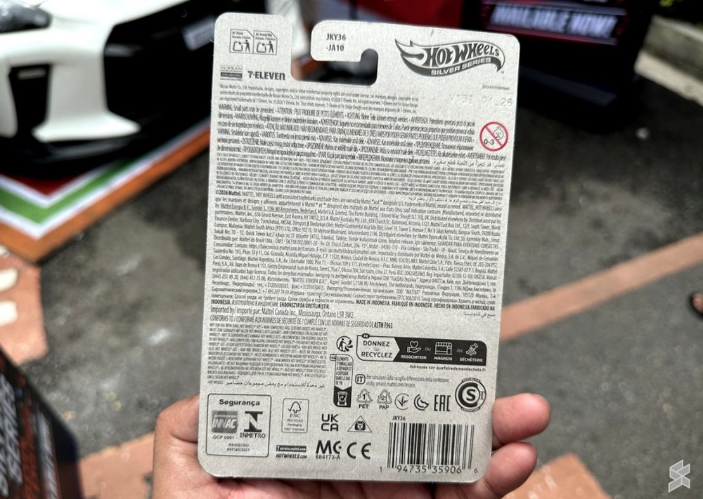 Image from: Hot Wheels x 7-Eleven Nissan GT-R R35 zooms into Malaysia: First in Southeast Asia