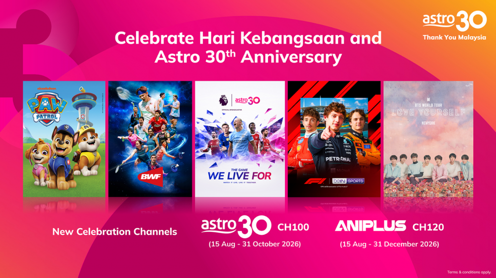 Image from: Astro 30th Anniversary: Free channel access for all subscribers, new pop-up channels, and NJOI upgrade