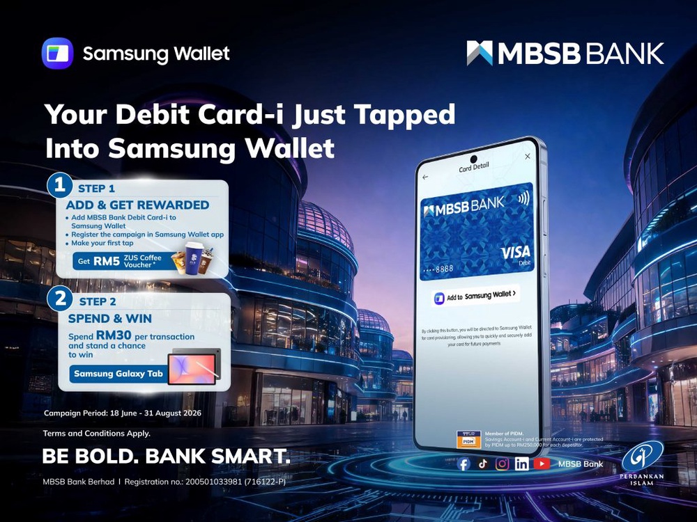 Image from: MBSB Bank Visa Debit Card-i now supports Samsung Wallet and Google Pay