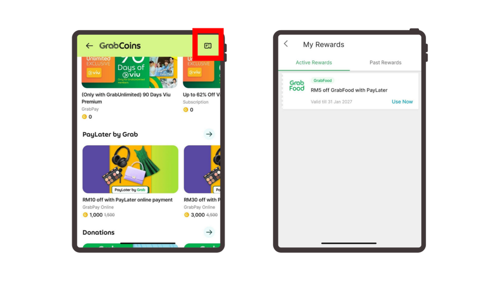 Image from: Here is how to turn your unused GrabCoins balance into real discounts today