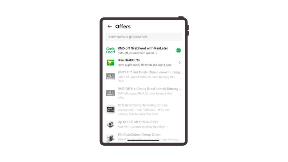 Image from: Here is how to turn your unused GrabCoins balance into real discounts today