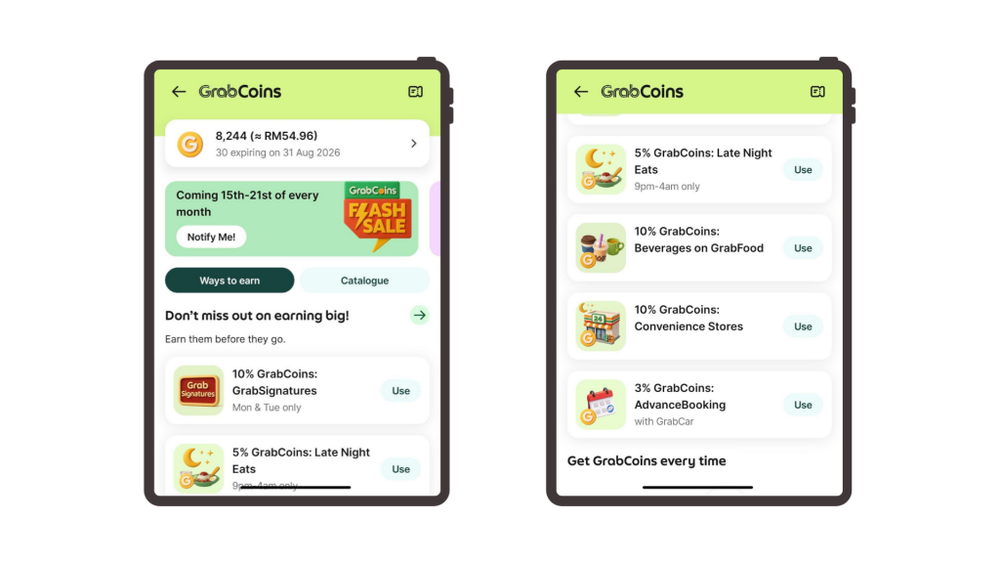 Image from: Here is how to turn your unused GrabCoins balance into real discounts today