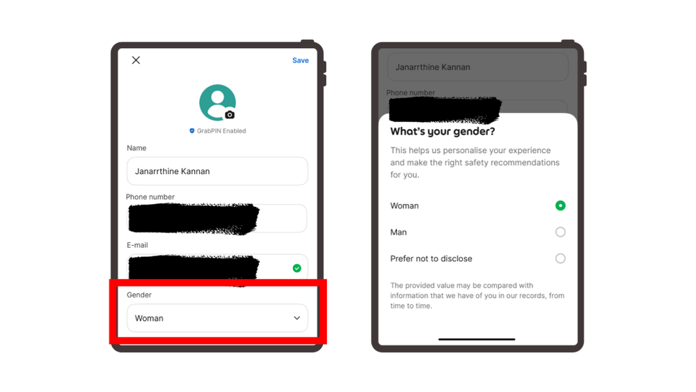 Image from: Grab tests Women-Only Rides feature: Here is how it works and how to get verified