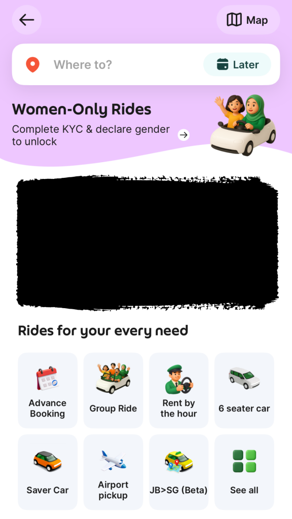 Image from: We just found out Grab has a Women Only Ride option: Here’s what you girls need to know