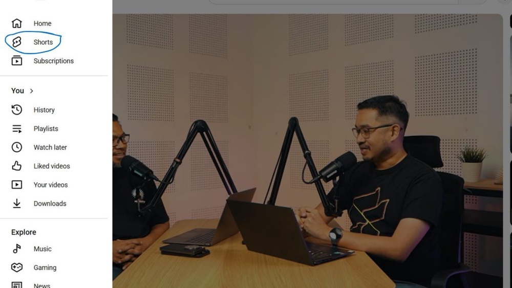 Image from: YouTube app gets cleaner share menu and adds a direct Shorts tab on web browser