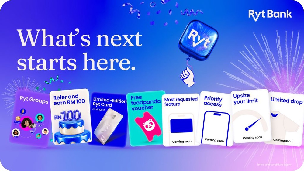 Image from: Ryt Bank is now Malaysia’s largest digital bank with over 1.5 million users
