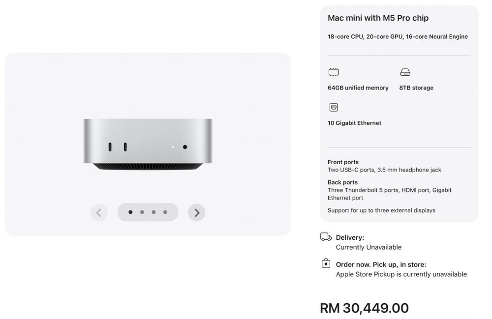 Image from: Mac Mini 2026 Malaysia: M6 and M5 Pro, priced from RM3,799