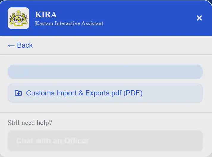 Image from: Malaysia’s Customs department introduces live chat powered by ‘Actual Intelligence’, but there’s a catch