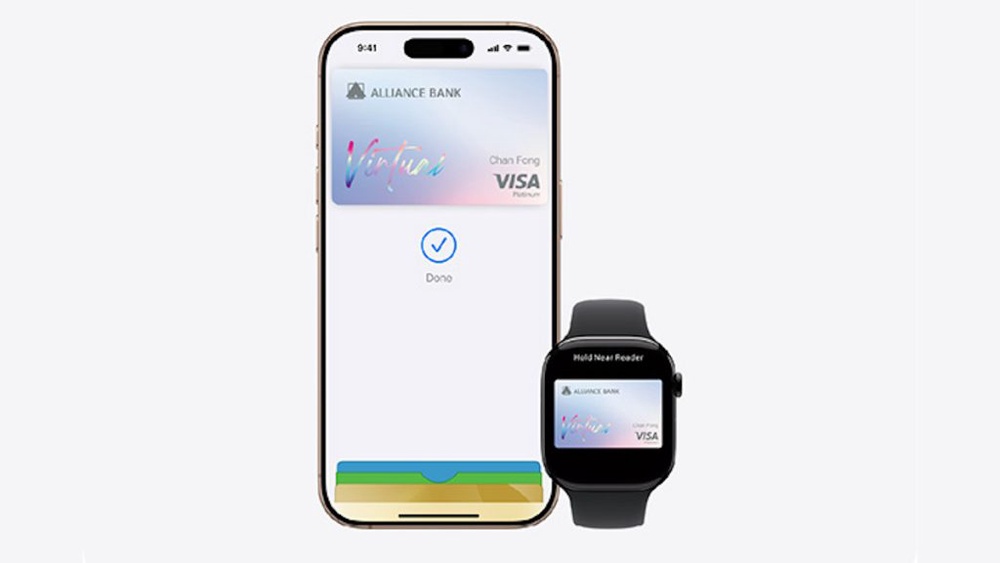 Image from: Alliance Bank announces Apple Pay support: Only for Visa credit cards, offers RM30 launch cashback