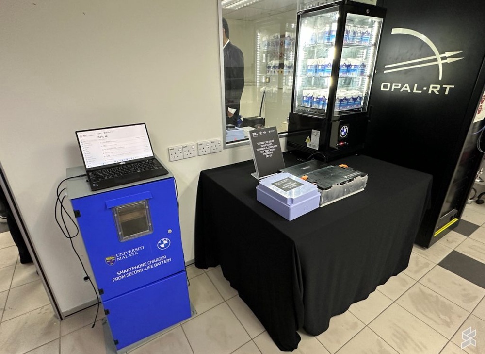 Image from: BMW and Universiti Malaya repurpose retired EV batteries for campus chargers and rural electrification