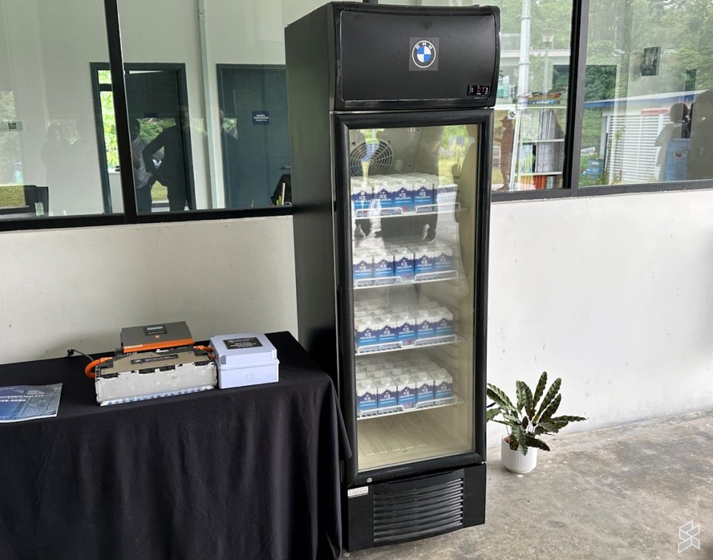 Image from: BMW and Universiti Malaya repurpose retired EV batteries for campus chargers and rural electrification