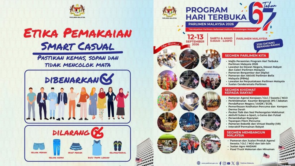 Image from: Parliament Malaysia Open Day 2026: What you need to know before you go