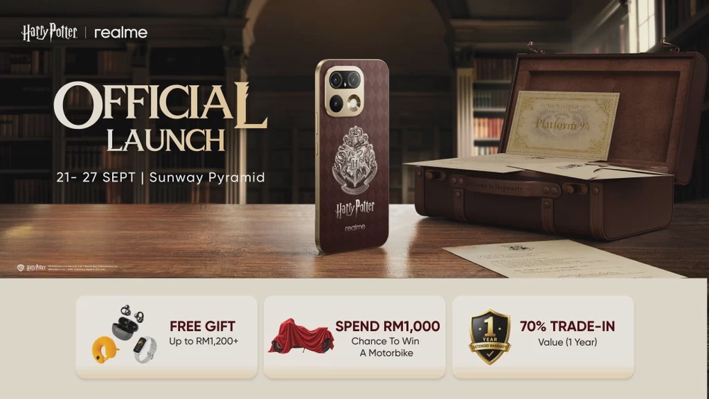 Image from: Realme 16 Pro Harry Potter Edition launches in Malaysia for RM2,699