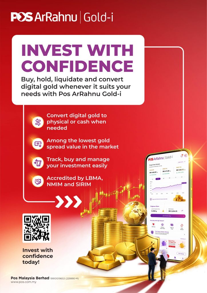 Image from: Can RM10 Actually Buy You Gold? Here’s How Pos ArRahnu Gold-i Works