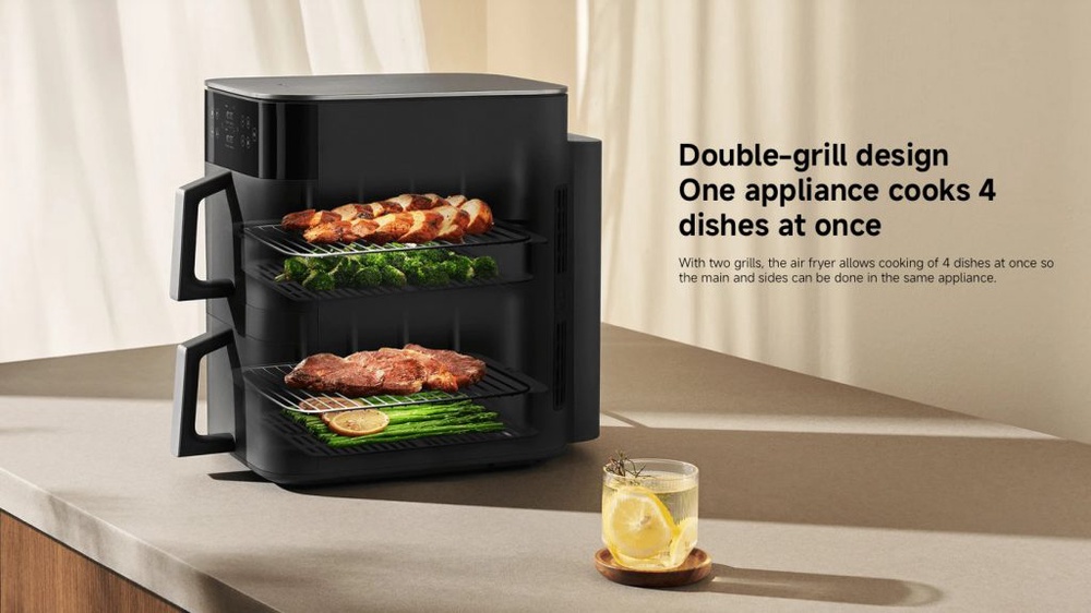 Image from: Xiaomi’s new 12L Smart Air Fryer cooks 4 dishes, takes up less counter space, priced under RM900