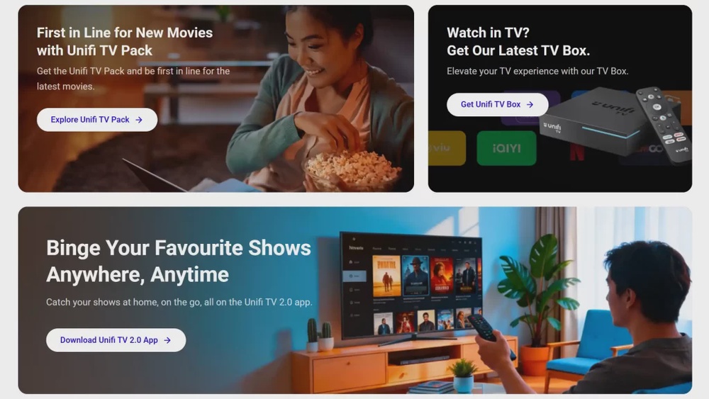 Image from: Unifi TV offers free access to all 73 channels for one month, including HBO and Cinemax