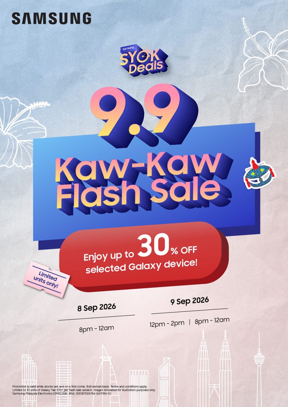 Image from: 三星9.9 Syok Deals促销:Galaxy Tab S10+减30%,Tab S11系列最高回扣900令吉