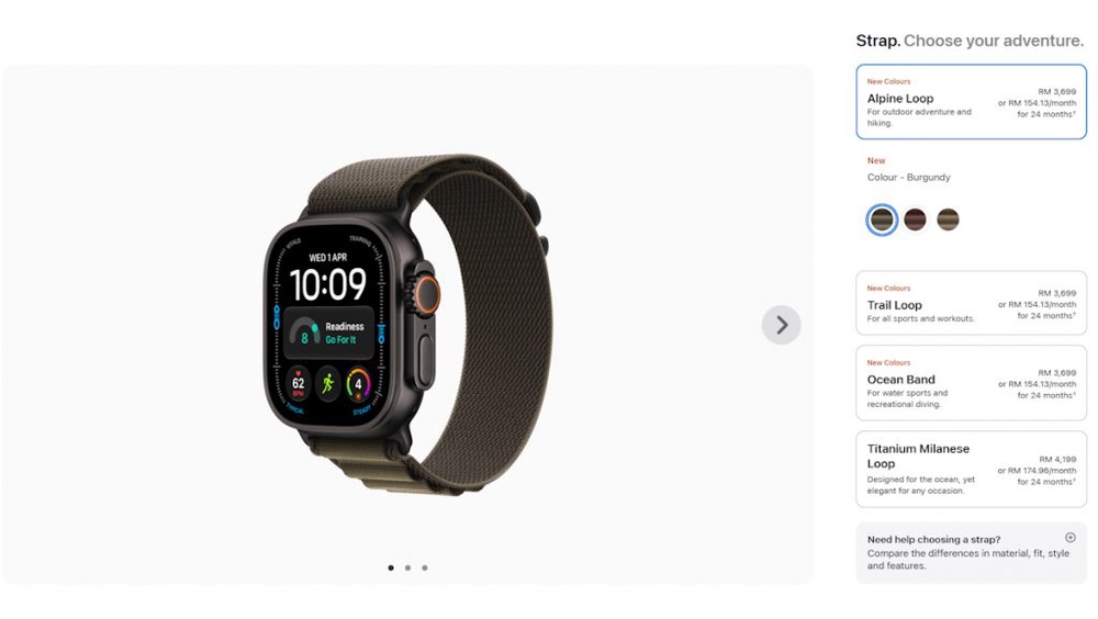Image from: Apple Watch Ultra 4: Upgraded GPS tracking, 50-hour battery life, priced from RM3,699