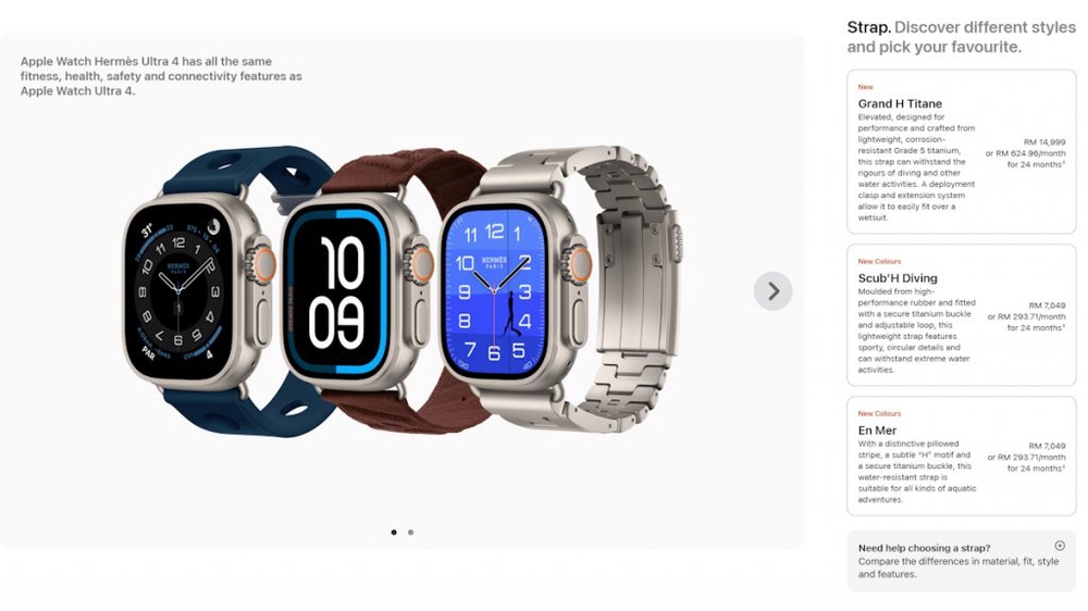 Image from: Apple Watch Ultra 4: Upgraded GPS tracking, 50-hour battery life, priced from RM3,699