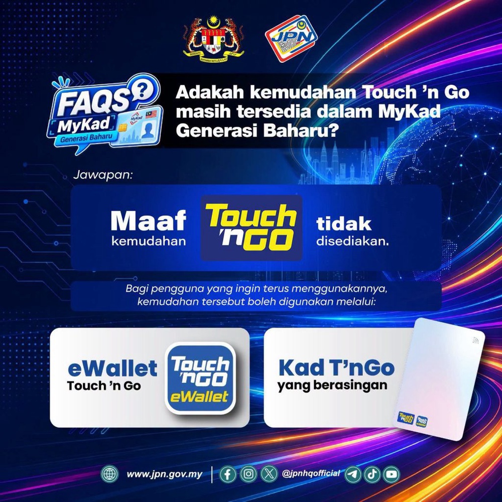 Image from: Malaysia introduces new MyKad with 53 security features and NFC. Here’s what you need to know