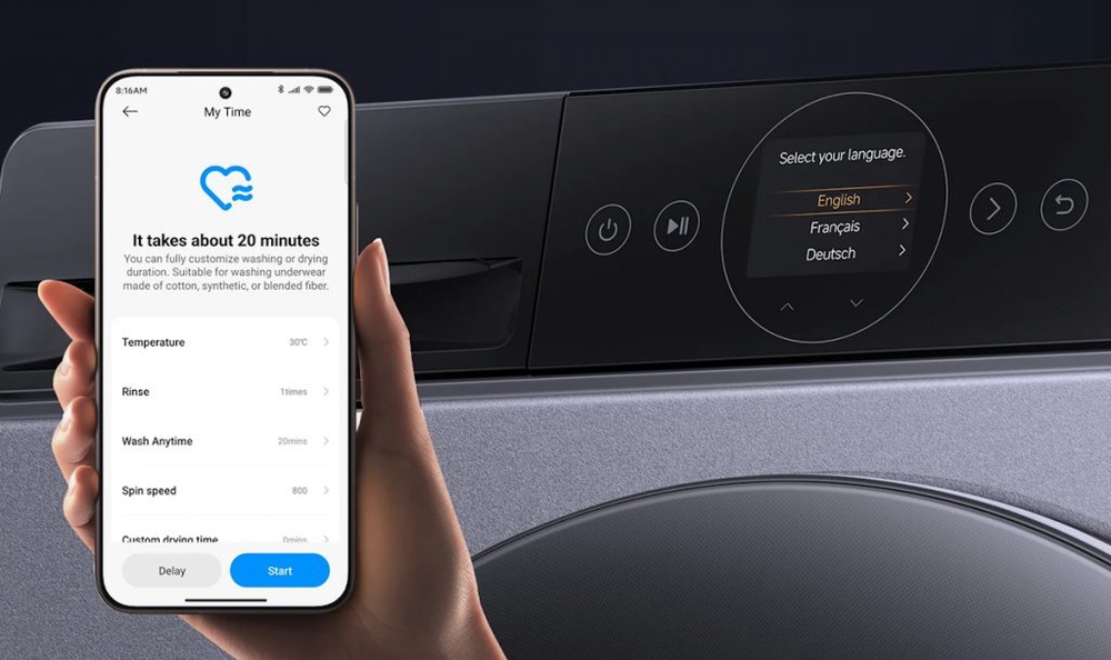 Image from: Xiaomi debuts Mijia Front Load Washer Dryer Pro in Malaysia for as low as RM2,399