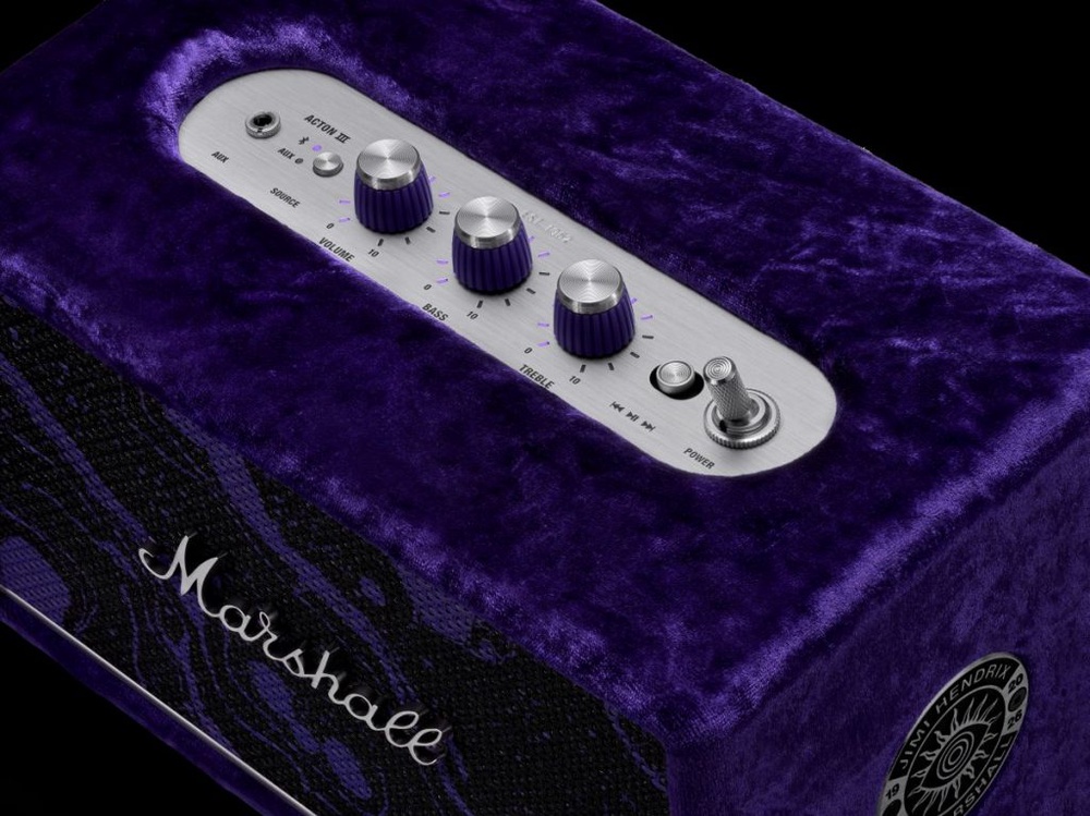 Image from: Marshall unveils Jimi Hendrix 60th Anniversary collection featuring Major V, Emberton III and Acton III