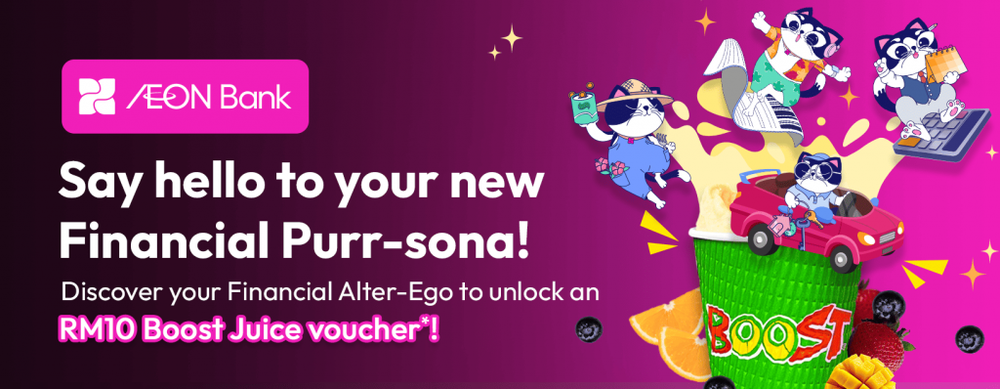 Image from: Big spender or super saver? Aeon Bank’s new AI Purr-Sona reveals your money habits