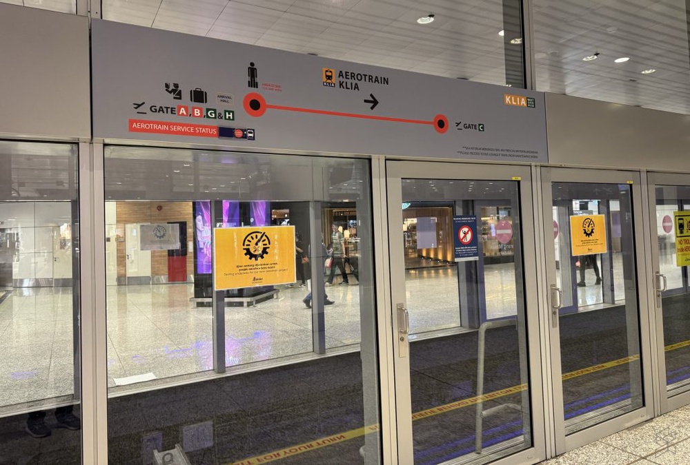 Image from: Taking a red-eye flight? KLIA Aerotrain unavailable 12am-5am until 17 October