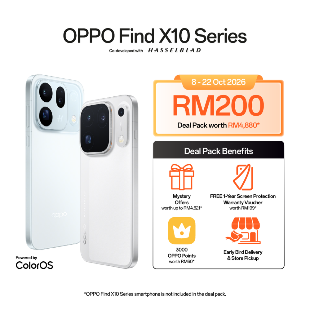 Image from: Oppo Find X10 Series launching in Malaysia on 22 October, pre-order promo now live
