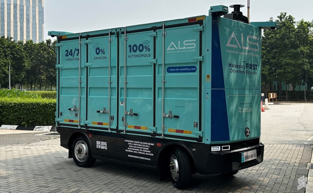 Image from: ALS RoboVan Level 4 driverless vehicle starts public road trial in Cyberjaya