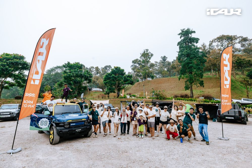 Image from: iCaur showcases electric SUV camping at Malaysia CampFest 2026