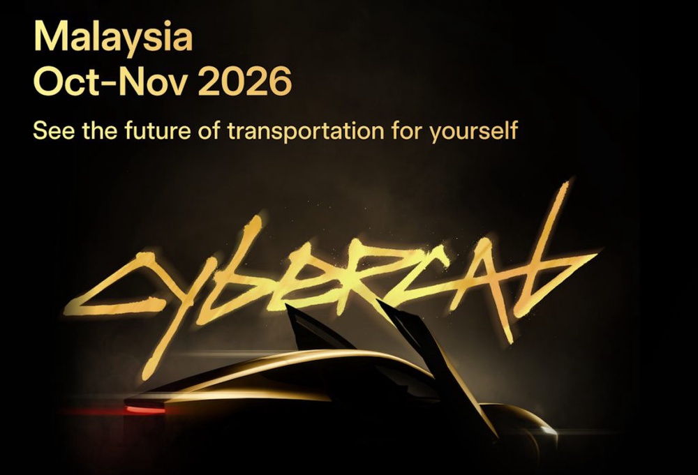 Image from: Tesla Cybercab coming to Malaysia this week: Showcase tour confirmed