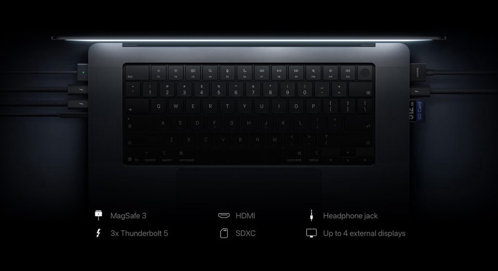 Image from: Apple MacBook Pro with touchscreen OLED and illuminated Apple logo is here, Malaysia price starts from RM11,999