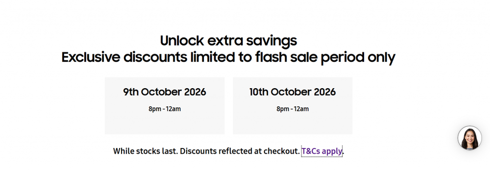 Image from: Samsung 10.10 Syok Deals: Get up to 40% off for Galaxy S25 Ultra, Galaxy Tab S10 FE+ and more starting 9 October