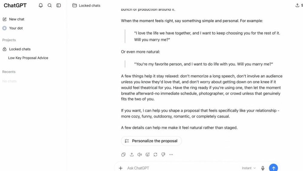 Image from: You can hide your private ChatGPT conversations with Locked Chats