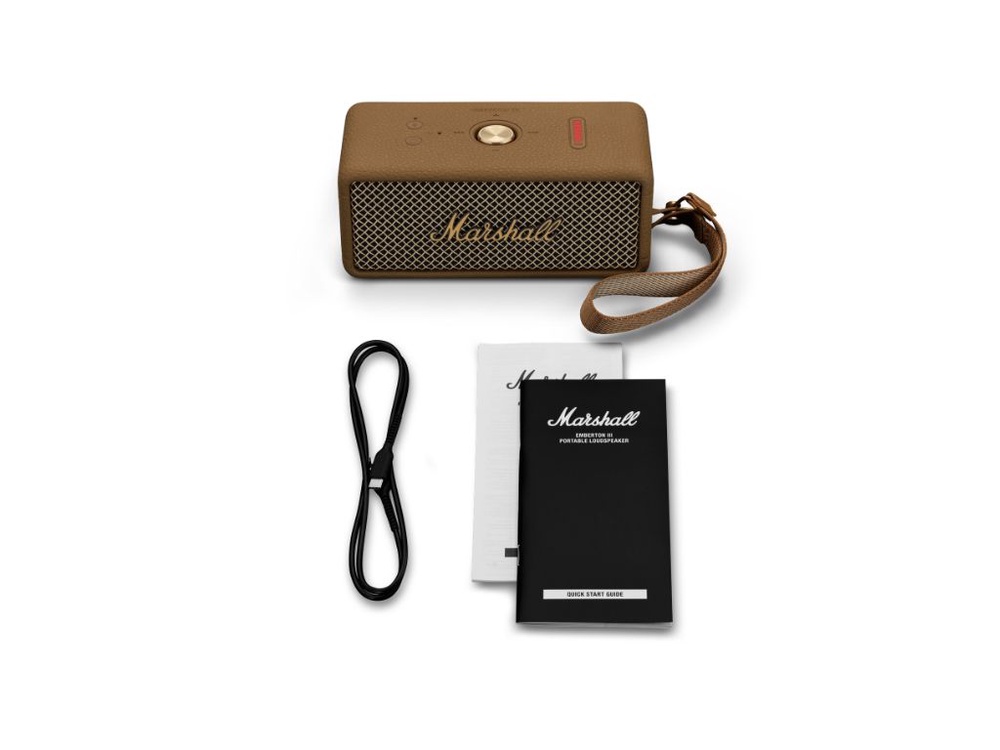 Image from: Marshall Emberton III now available in Brown colourway and fastening strap for RM999